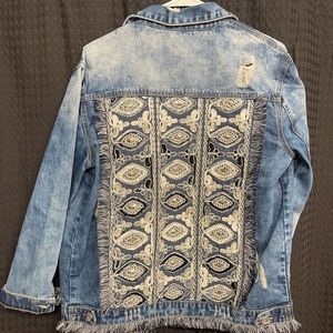 Denim Jacket with Design
